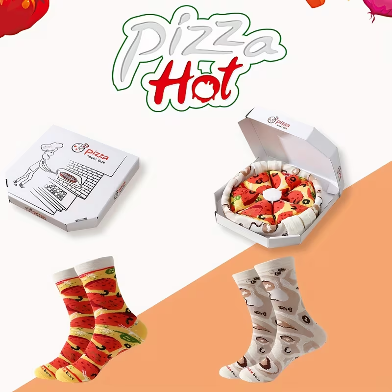 CALZE PIZZA - 4 PAIA