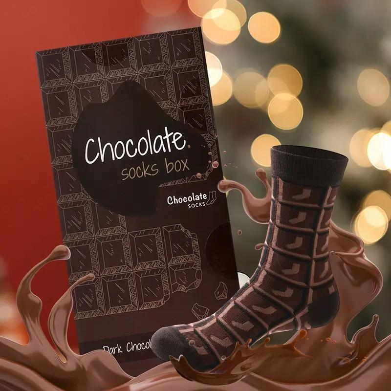 CALZE "TAVOLETTA  DI CIOCCOLATO" 1 PAIO