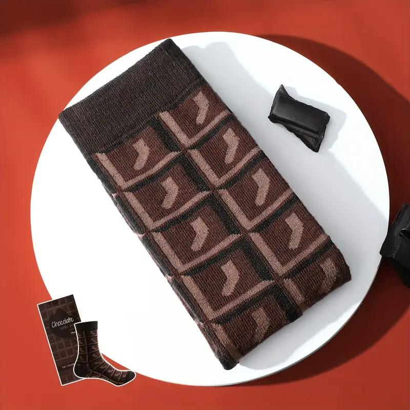 CALZE "TAVOLETTA  DI CIOCCOLATO" 1 PAIO