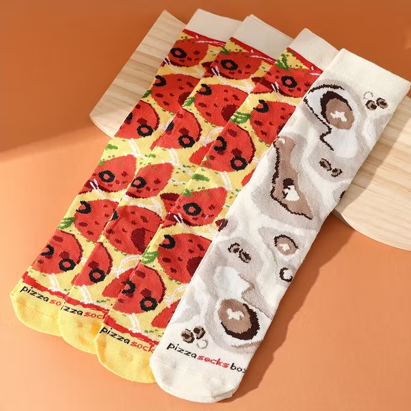 CALZE PIZZA - 4 PAIA